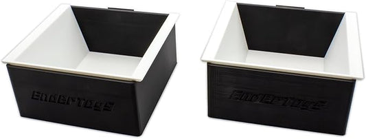 Scan Station Bins (2pcs) - TCG Scanner Stand for Sleeved and Unsleeved MTG Trading Cards - Catalog, Sort and Organize Your Bulk by Price or Rarity - Best with Manabox App