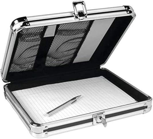 Vaultz Locking Storage Clipboard for Letter Size Sheets, Key Lock, Black (VZ00151)