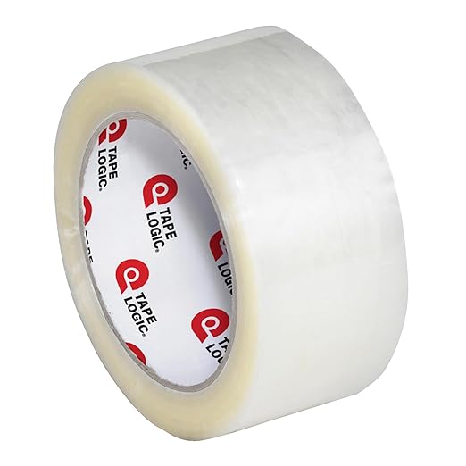 Tape Logic Packing Tape, Heavy Duty 2in x 55yd Clear (1-Pack) | Extra Long Strong Clear Packaging Tape Roll Ideal for Warehouse, Office, Shipping & Moving Boxes
