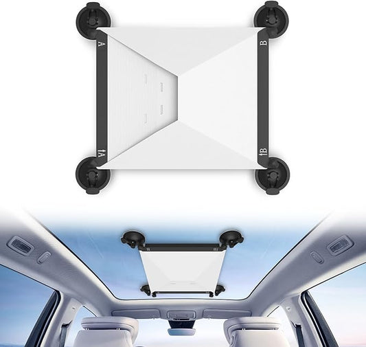 Starlink Mini Mount, Starlink Mini Accessory for Car Sunroofs or Windows, Secure Satellite Mounting Kit with Strong Grip for RVs, Boats and Road Trips, Stable Signal Performance,Black