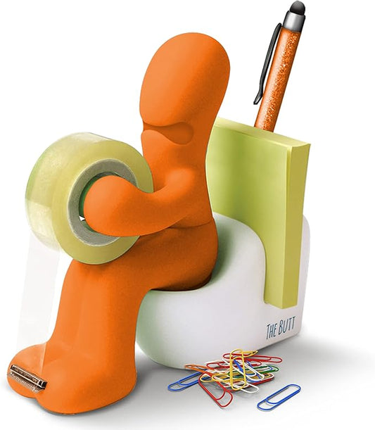 The Butt Tape Dispenser – Funny Gifts for Men – Weird Stuff, Desk Accessories for Men - Novelty, Fun Office Supplies Gag Gifts for Men - Teacher Gifts Boss Gifts for Men - Going Away Gift for Coworker