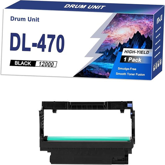 DL-470 Drum Unit Compatible for Pantum Drum High Yield to Work with M7170DW Printers, Printing 1set