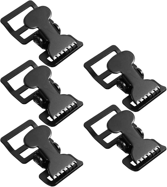 Metal Clips Webbing Clamp Buckle Heavy Duty Luggage Strap Backpack Accessories Sturdy Iron