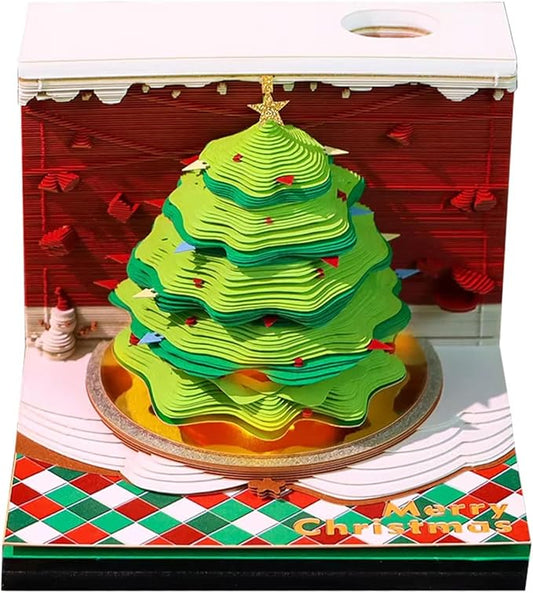 Timepiece Calendar 3D 2026,3D Art Calendar Memo Pad,3D Art Calendars Memo Pad,Creative 3D Notepad Calendars Paper Carving Art Sticky Notes,Tear-Away 3D Artsy Pads,for School,Home,Office