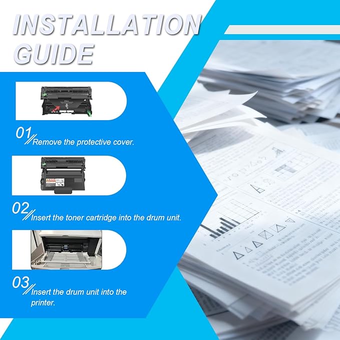 DL-470 Drum Unit Compatible for Pantum Drum High Yield to Work with M7170DW Printers, Printing 1set