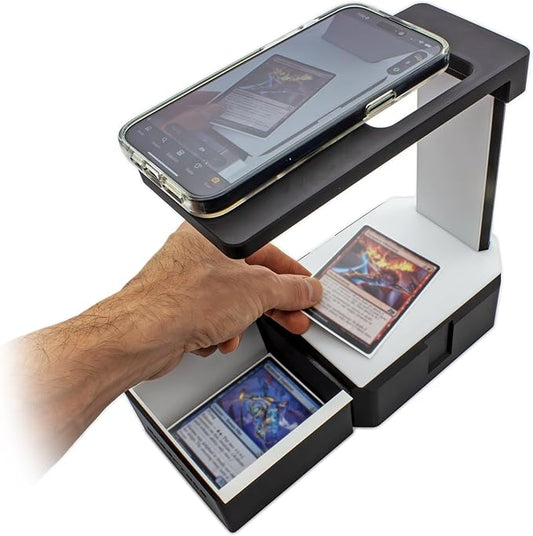 Scan Station Starter Set - TCG Scanner Stand for Sleeved and Unsleeved MTG Trading Cards - Catalog, Sort and Organize Your Bulk by Price or Rarity - Best with Manabox App