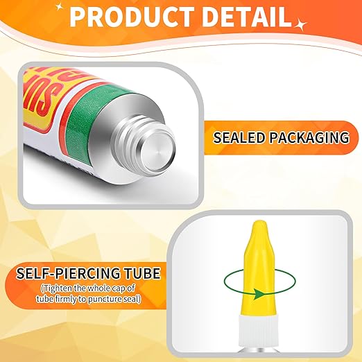 3g X 12 Pack Super Glue Strong Adhesive, Cyanoacrylate Adhesive Instant Drying Glue for Plastic, Wood, Metal, Crafts, Home Kitchen Utensil Repair Permanent