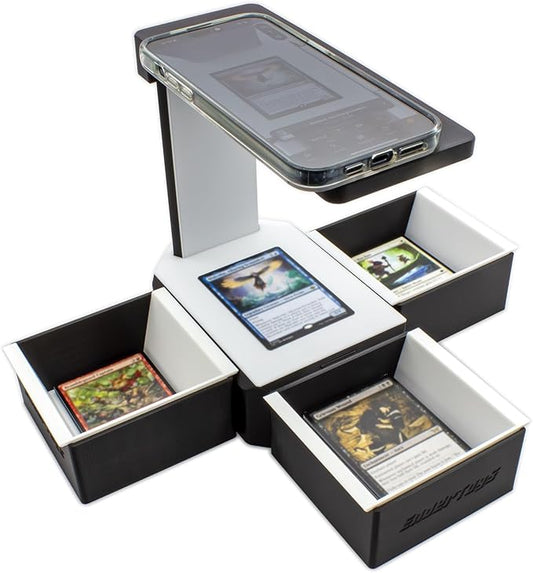 Scan Station Deluxe Set - TCG Scanner Stand for Sleeved and Unsleeved MTG Trading Cards - Catalog, Sort and Organize Your Bulk by Price or Rarity - Best with Manabox App