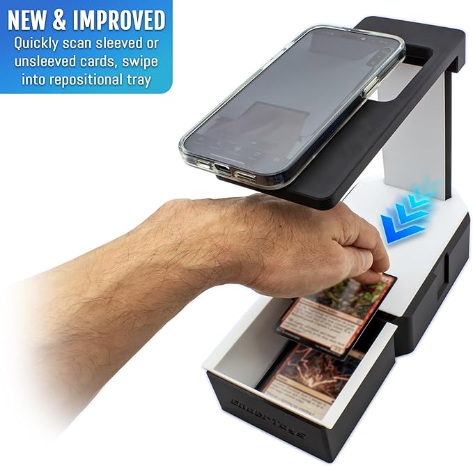 Scan Station Starter Set - TCG Scanner Stand for Sleeved and Unsleeved MTG Trading Cards - Catalog, Sort and Organize Your Bulk by Price or Rarity - Best with Manabox App