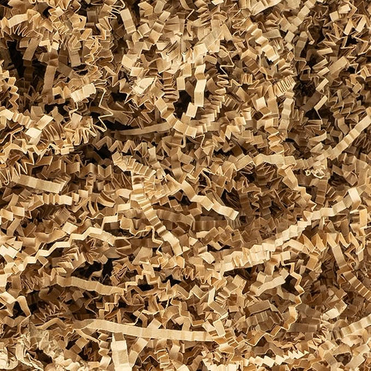 Uptotop 1/2 LB Crinkle Cut Paper Shred Filler for Gift Wrapping Basket Filling, Birthday, Christmas, Thanksgiving, Wedding, Mother's Day, Kraft